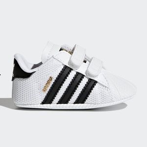 NWT Adidas Superstar Crib Shoes